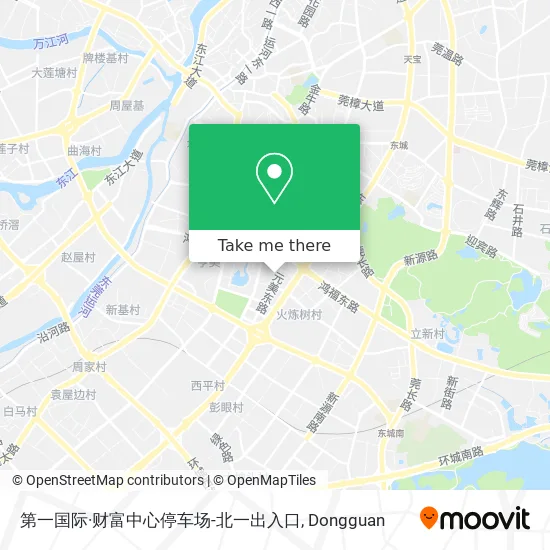 第一国际·财富中心停车场-北一出入口 map