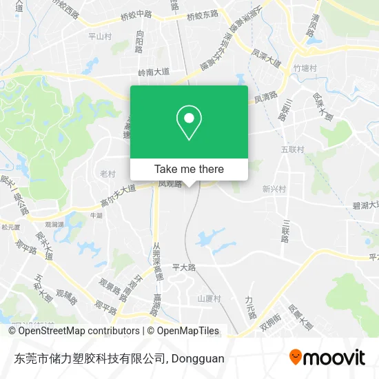 东莞市储力塑胶科技有限公司 map