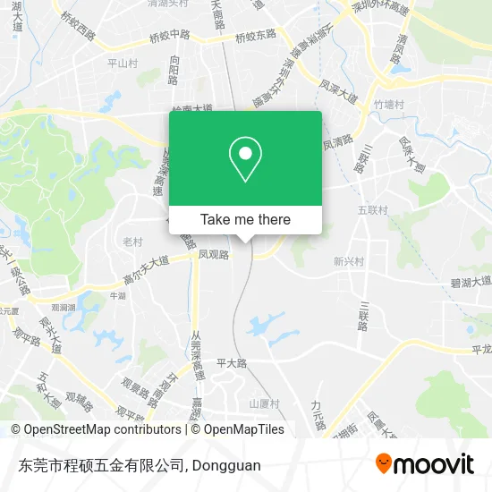 东莞市程硕五金有限公司 map