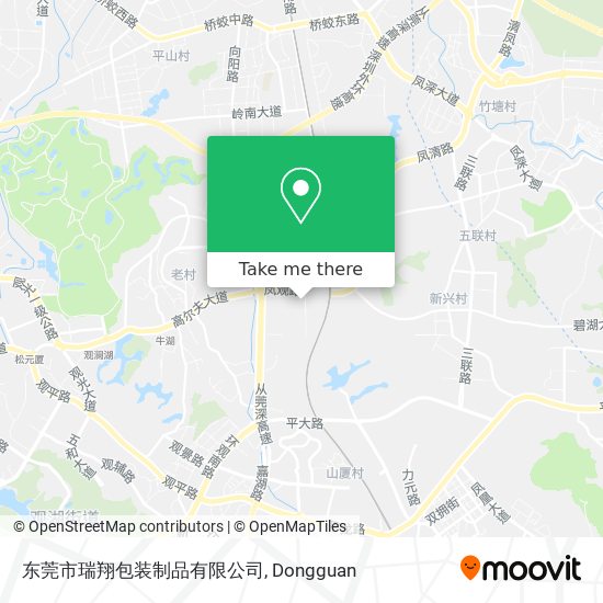 东莞市瑞翔包装制品有限公司 map