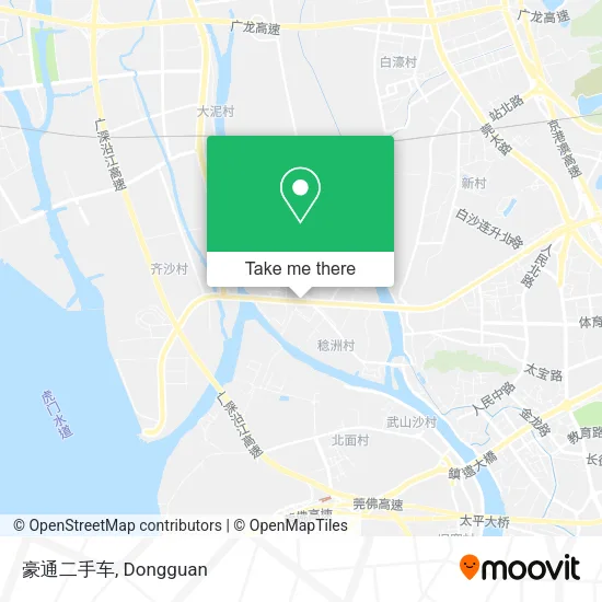 豪通二手车 map