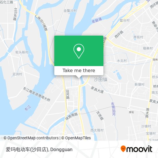 爱玛电动车(沙田店) map