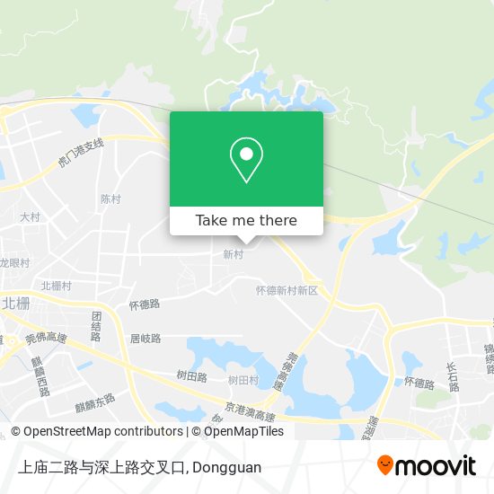 上庙二路与深上路交叉口 map