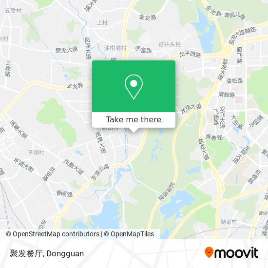 聚发餐厅 map