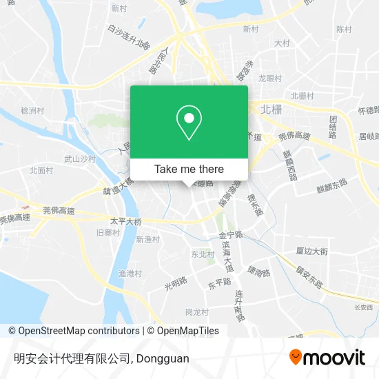 明安会计代理有限公司 map