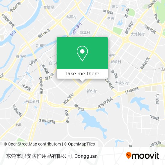 东莞市职安防护用品有限公司 map