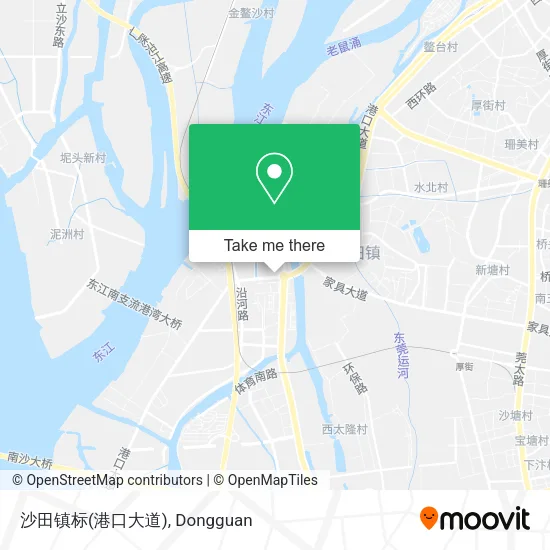 沙田镇标(港口大道) map
