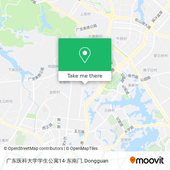 广东医科大学学生公寓14-东南门 map