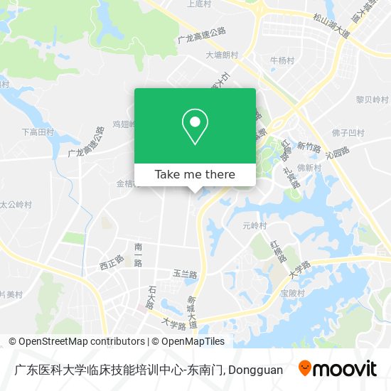 广东医科大学临床技能培训中心-东南门 map