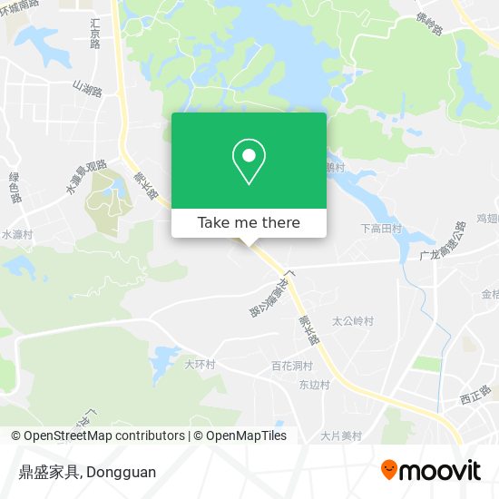 鼎盛家具 map