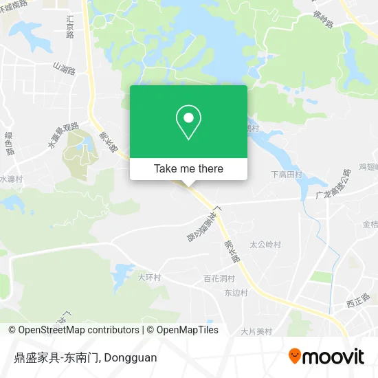 鼎盛家具-东南门 map
