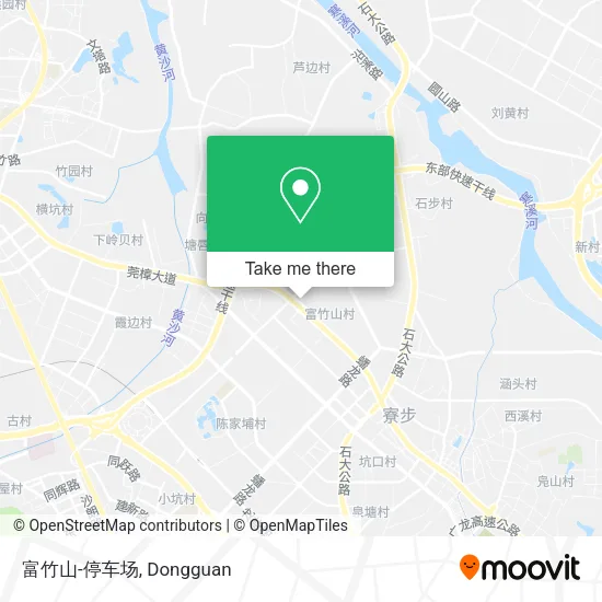 富竹山-停车场 map