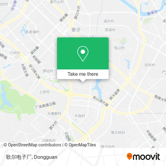 歌尔电子厂 map