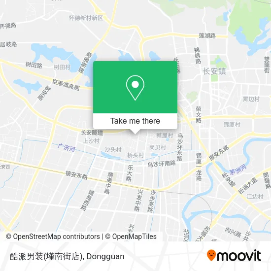 酷派男装(墐南街店) map