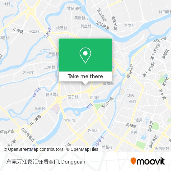 东莞万江家汇钰盾金门 map