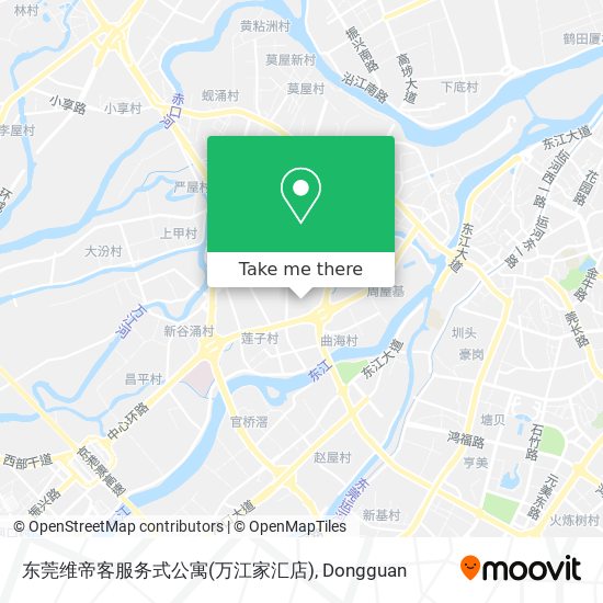 东莞维帝客服务式公寓(万江家汇店) map