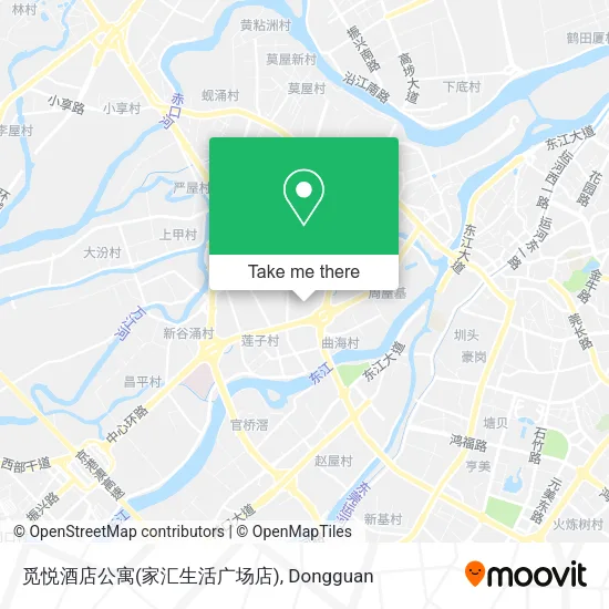 觅悦酒店公寓(家汇生活广场店) map