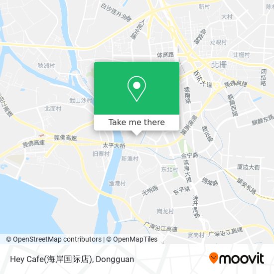 Hey Cafe(海岸国际店) map