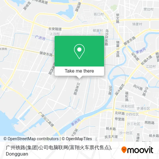广州铁路(集团)公司电脑联网(富翔火车票代售点) map