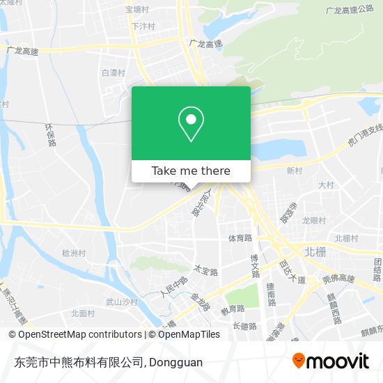 东莞市中熊布料有限公司 map