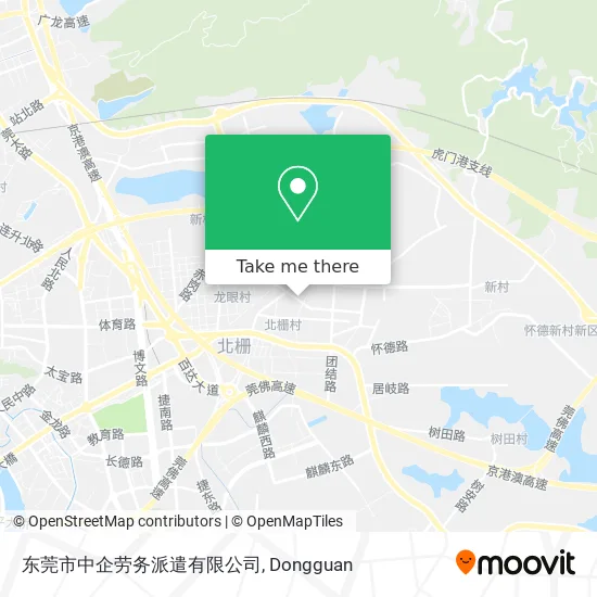 东莞市中企劳务派遣有限公司 map