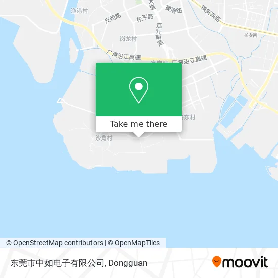 东莞市中如电子有限公司 map