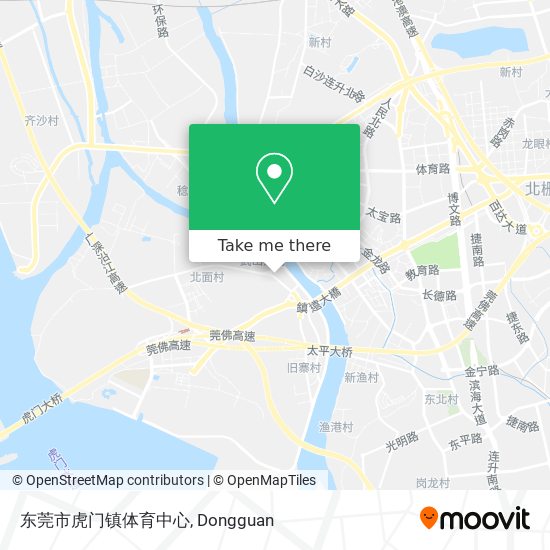 东莞市虎门镇体育中心 map