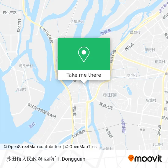 沙田镇人民政府-西南门 map