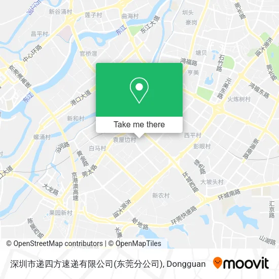 深圳市递四方速递有限公司(东莞分公司) map