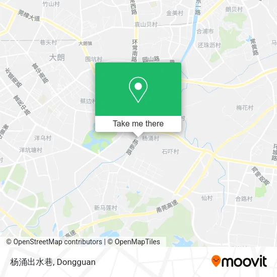 杨涌出水巷 map