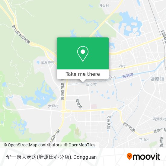 华一康大药房(塘厦田心分店) map