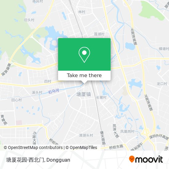 塘厦花园-西北门 map