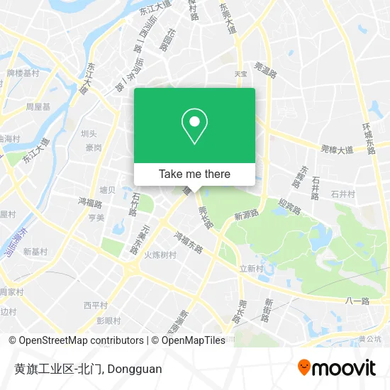 黄旗工业区-北门 map