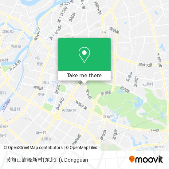 黄旗山旗峰新村(东北门) map