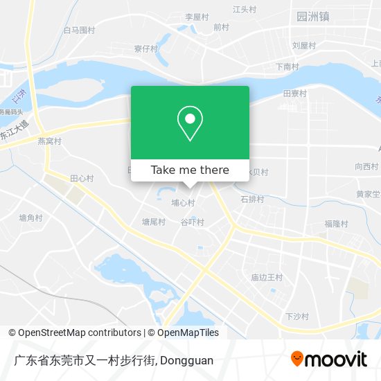 广东省东莞市又一村步行街 map
