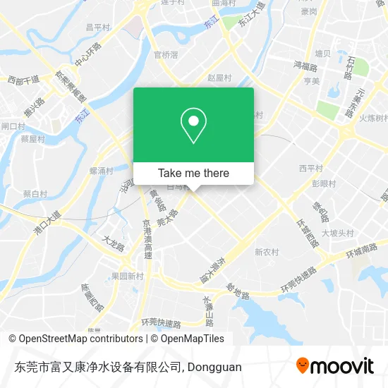 东莞市富又康净水设备有限公司 map
