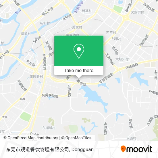 东莞市观道餐饮管理有限公司 map
