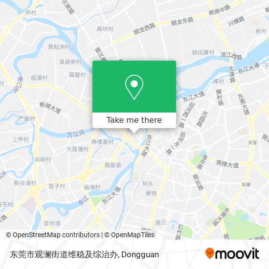 东莞市观澜街道维稳及综治办 map