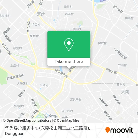 华为客户服务中心(东莞松山湖工业北二路店) map