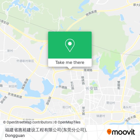 福建省惠裕建设工程有限公司(东莞分公司) map