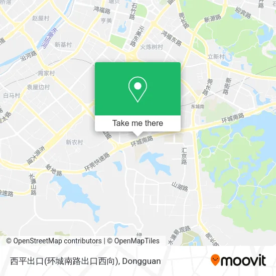 西平出口(环城南路出口西向) map