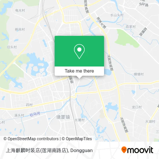 上海麒麟时装店(莲湖南路店) map
