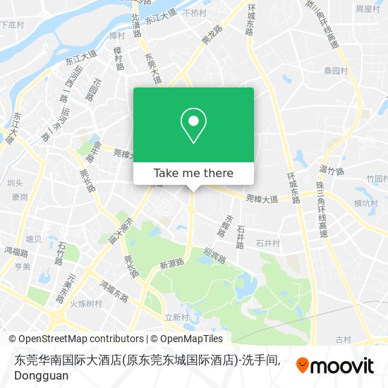 东莞华南国际大酒店(原东莞东城国际酒店)-洗手间 map