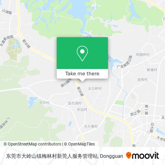 东莞市大岭山镇梅林村新莞人服务管理站 map