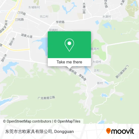 东莞市古欧家具有限公司 map