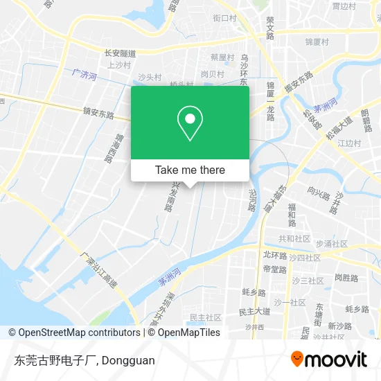 东莞古野电子厂 map