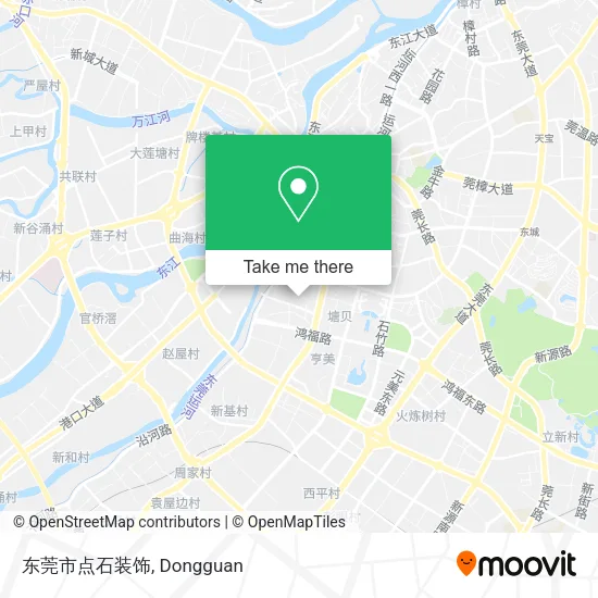 东莞市点石装饰 map