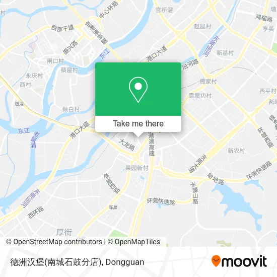 德洲汉堡(南城石鼓分店) map