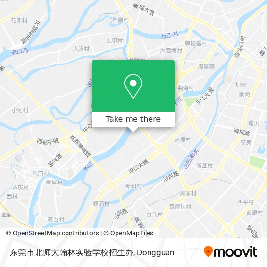 东莞市北师大翰林实验学校招生办 map
