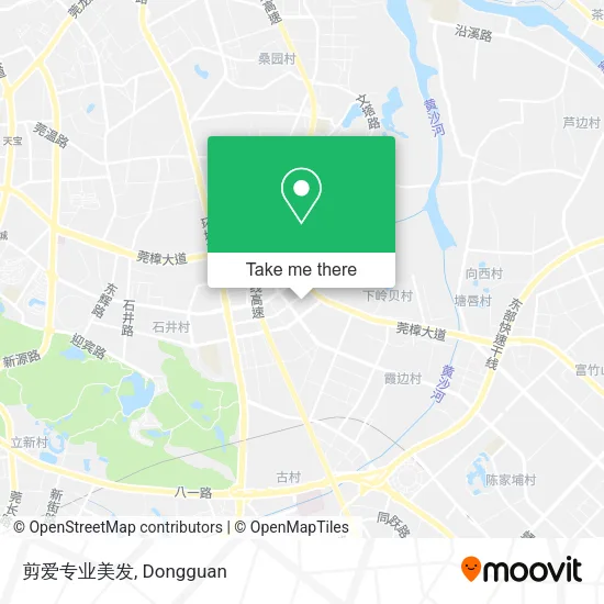 剪爱专业美发 map